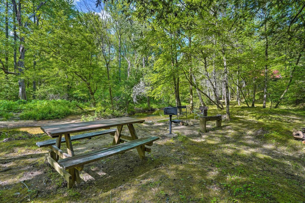 Cozy Tellico Plains Cabin With Large Mountain Creek! Eksteriør bilde