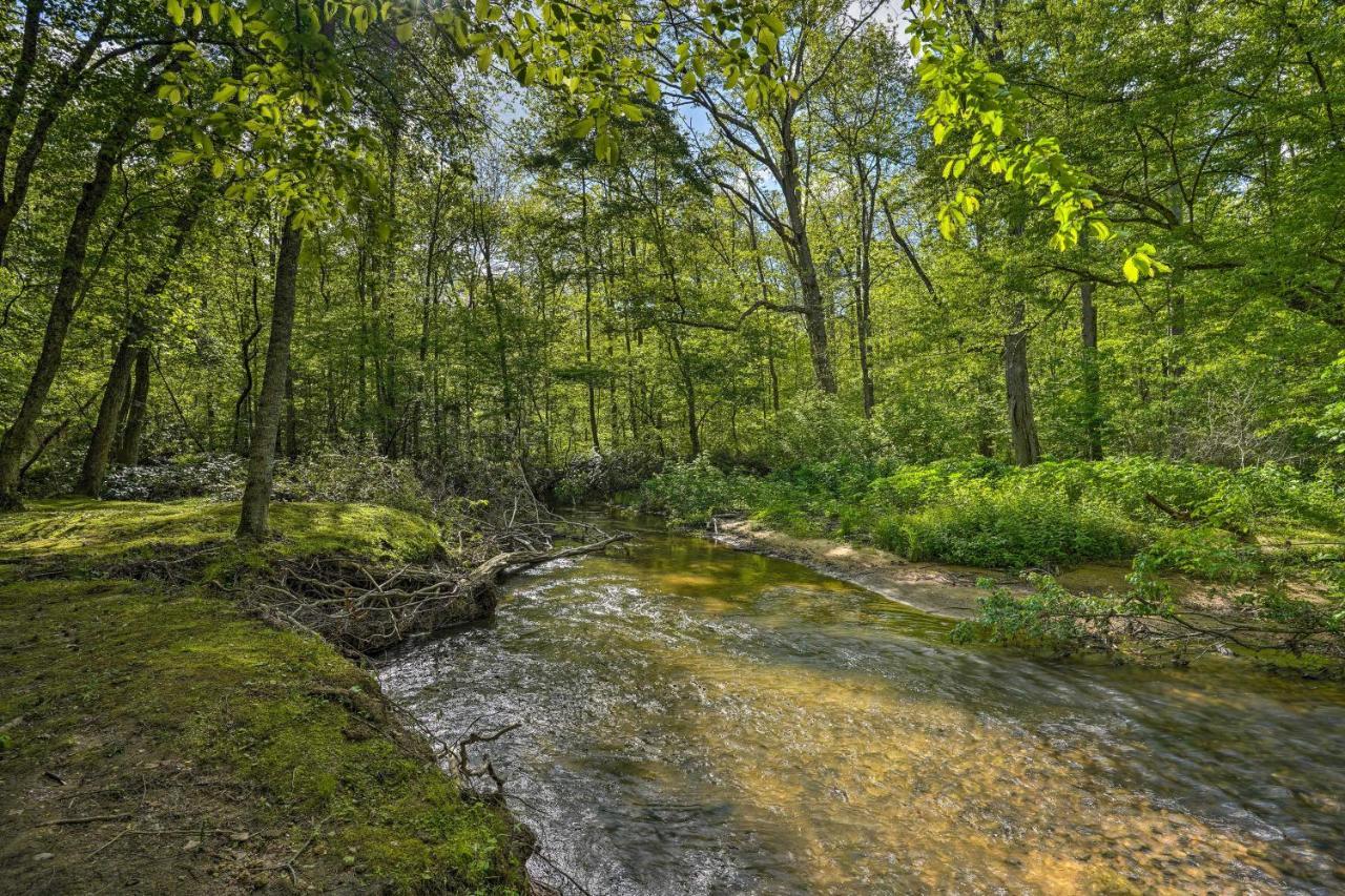 Cozy Tellico Plains Cabin With Large Mountain Creek! Eksteriør bilde