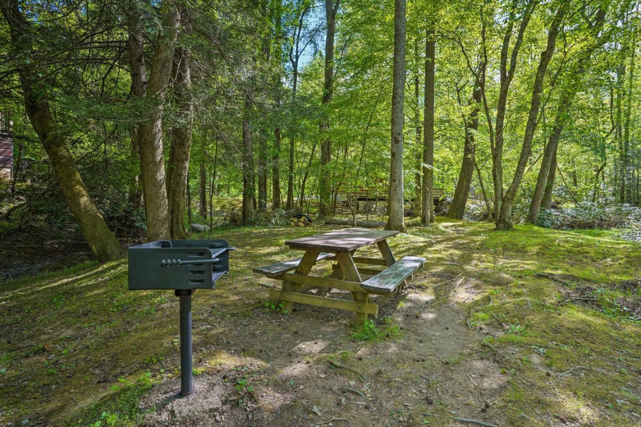 Cozy Tellico Plains Cabin With Large Mountain Creek! Eksteriør bilde