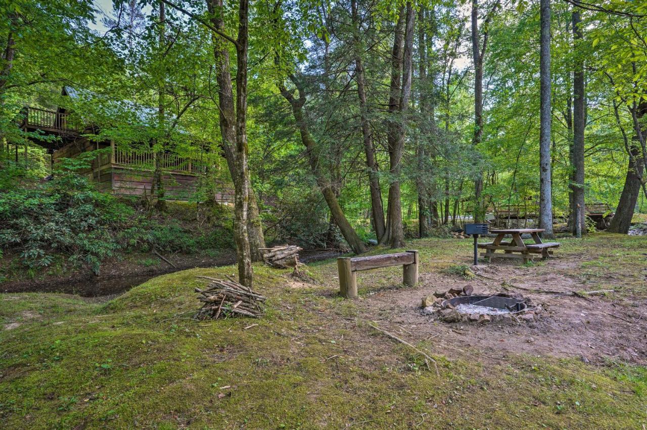 Cozy Tellico Plains Cabin With Large Mountain Creek! Eksteriør bilde