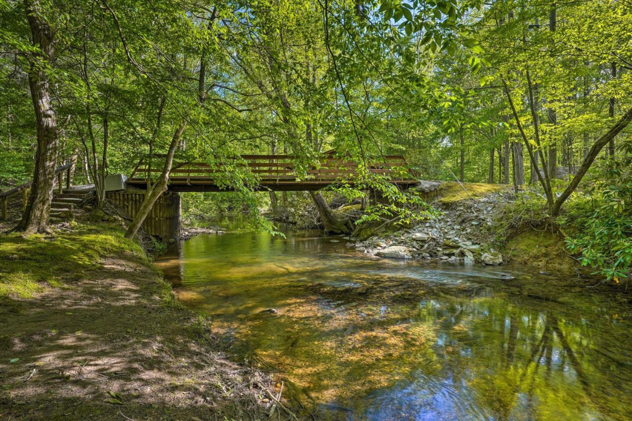 Cozy Tellico Plains Cabin With Large Mountain Creek! Eksteriør bilde