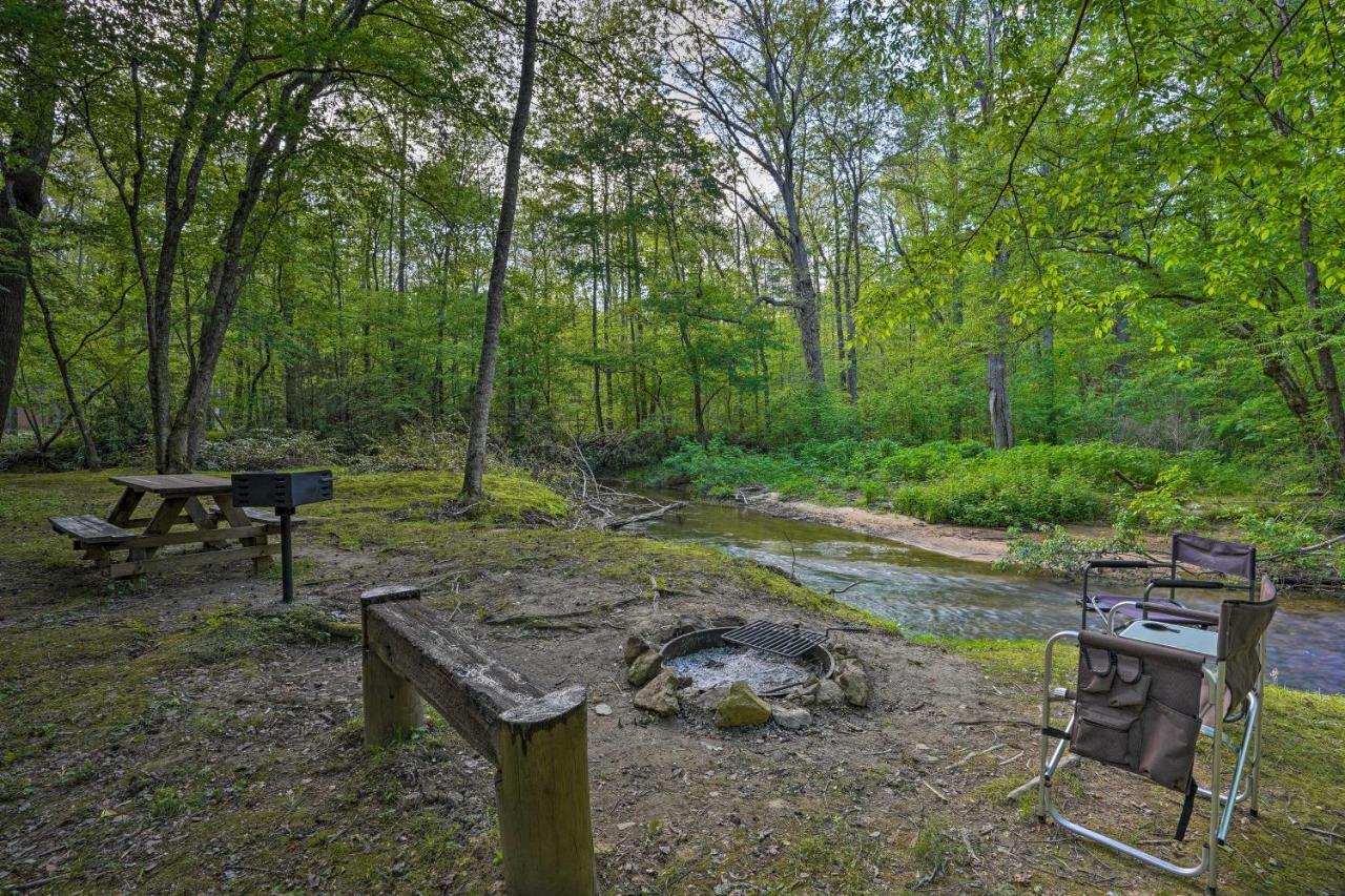 Cozy Tellico Plains Cabin With Large Mountain Creek! Eksteriør bilde
