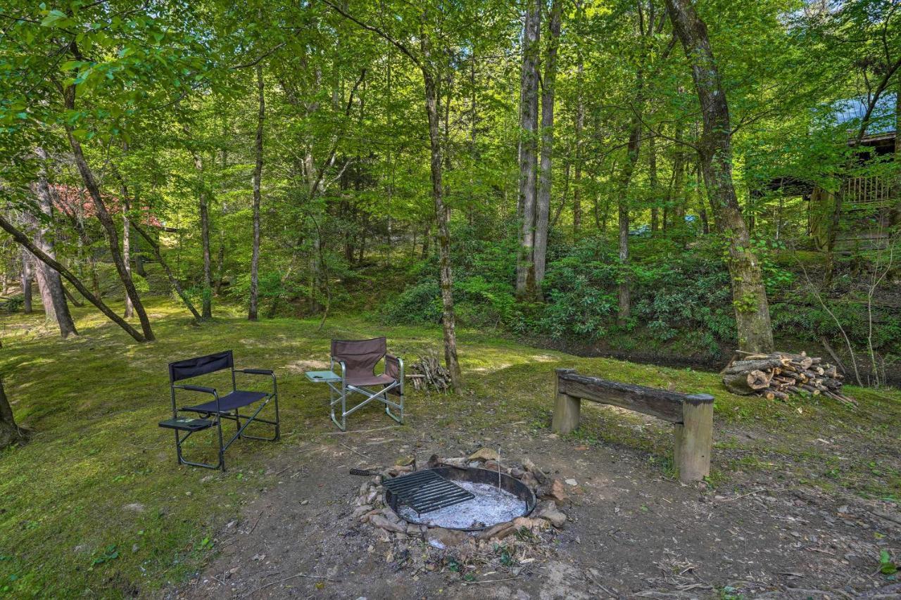 Cozy Tellico Plains Cabin With Large Mountain Creek! Eksteriør bilde
