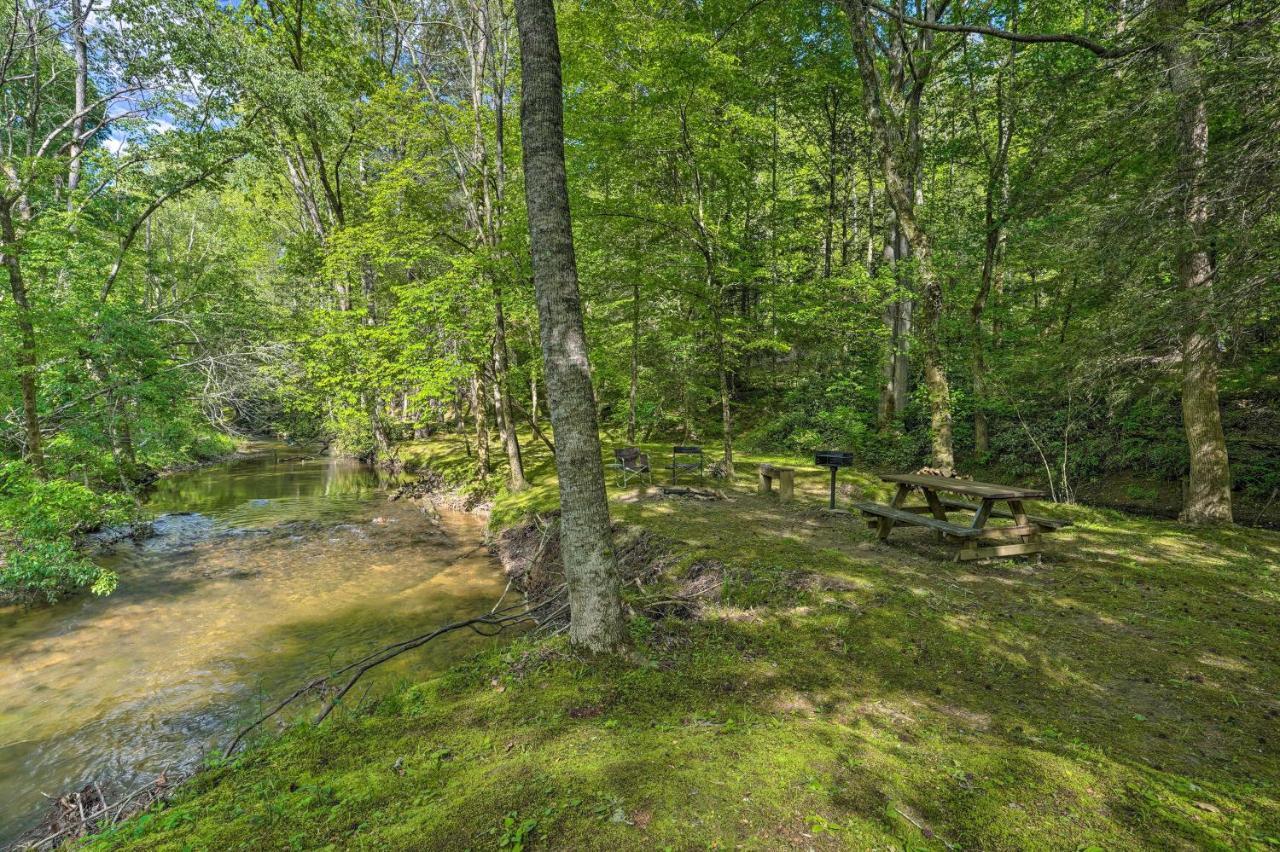 Cozy Tellico Plains Cabin With Large Mountain Creek! Eksteriør bilde