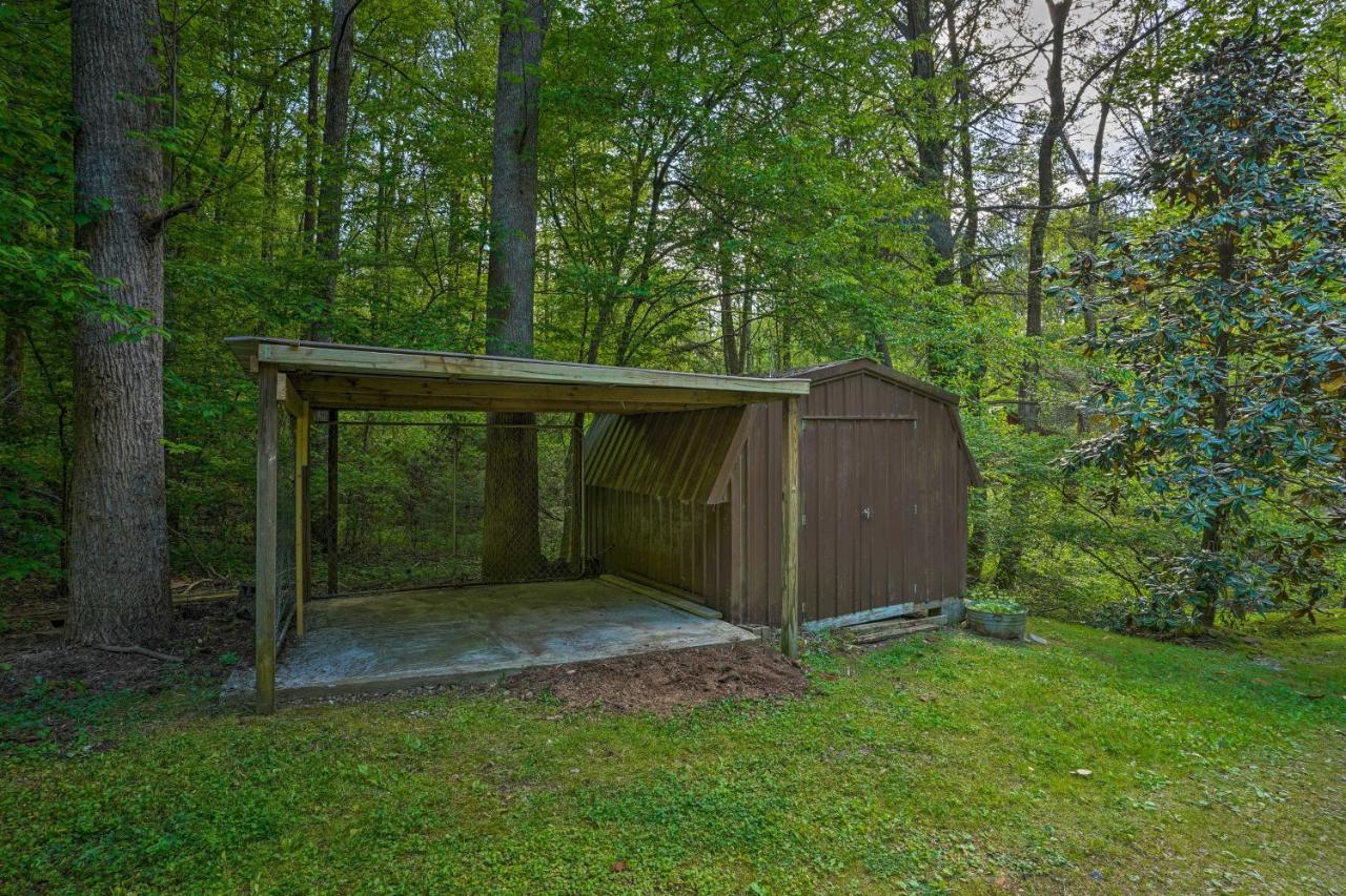 Cozy Tellico Plains Cabin With Large Mountain Creek! Eksteriør bilde