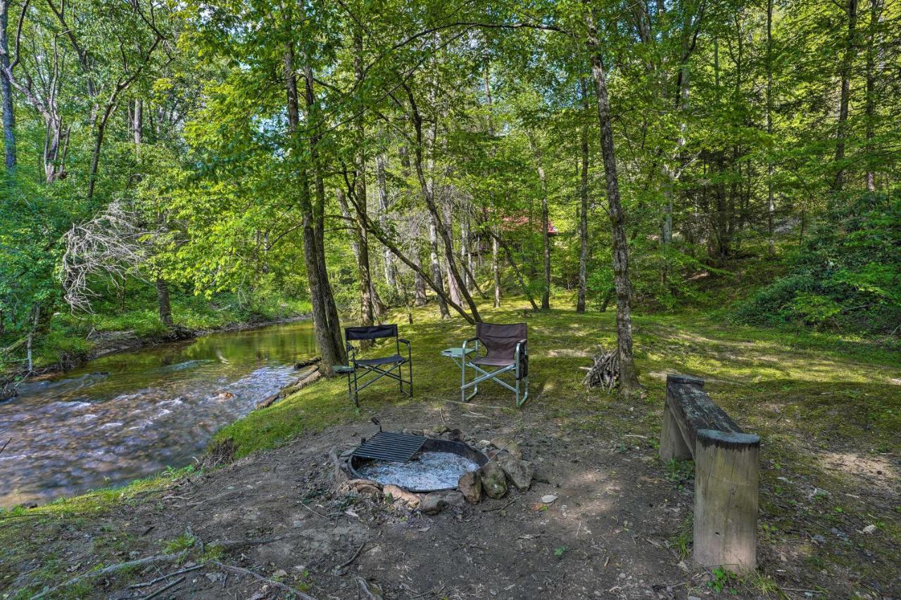 Cozy Tellico Plains Cabin With Large Mountain Creek! Eksteriør bilde