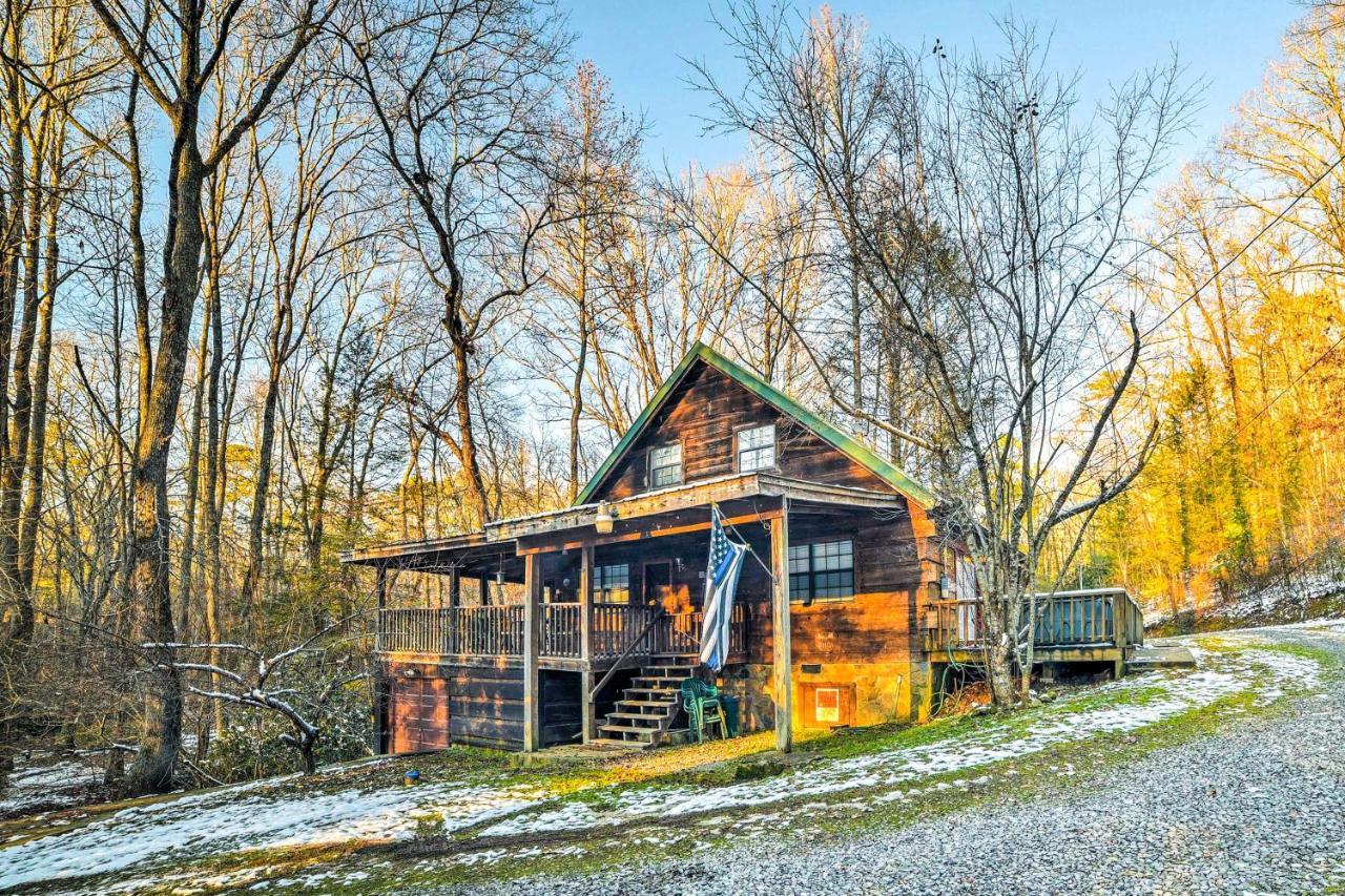 Cozy Tellico Plains Cabin With Large Mountain Creek! Eksteriør bilde