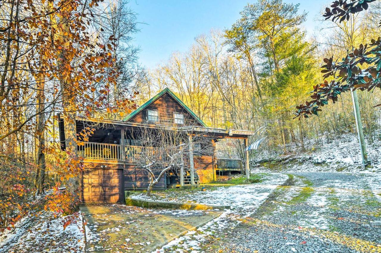 Cozy Tellico Plains Cabin With Large Mountain Creek! Eksteriør bilde