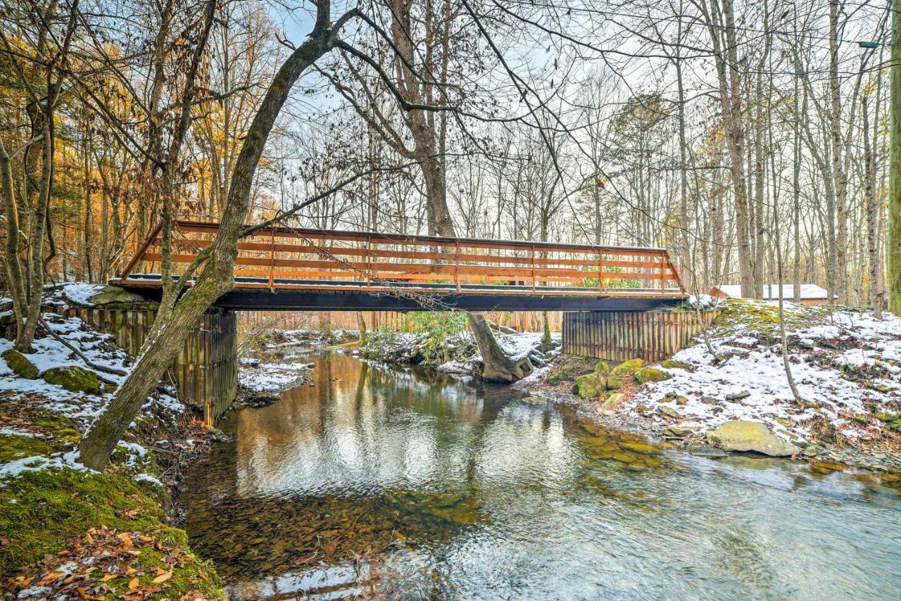 Cozy Tellico Plains Cabin With Large Mountain Creek! Eksteriør bilde