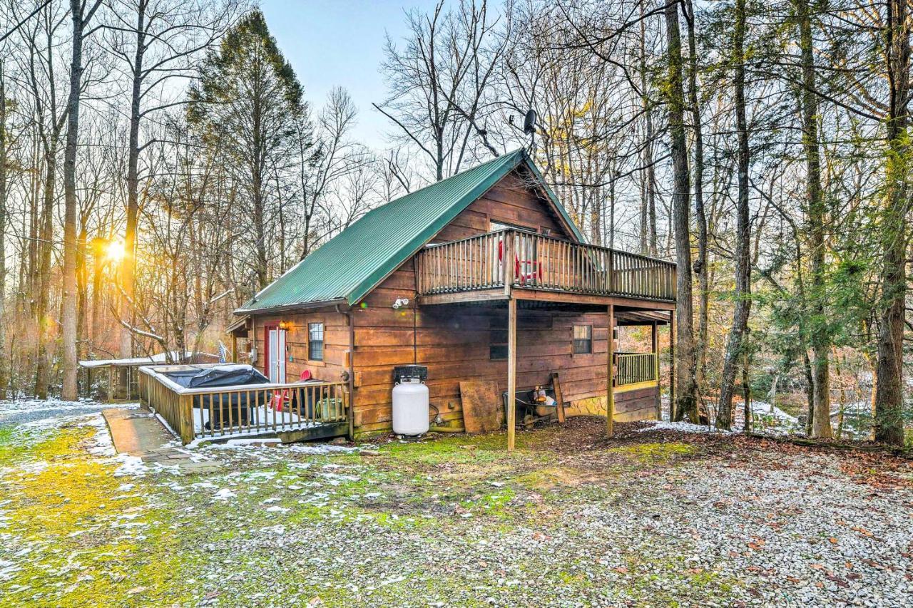 Cozy Tellico Plains Cabin With Large Mountain Creek! Eksteriør bilde